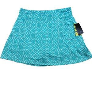 NWT Emerald 18 Activewear Golf Pickleball Skort Teal Stretchy Sz XL Pockets